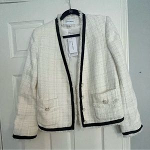 Urban Revivo | Raw Trim Contrast
Trim Tweed Jacket